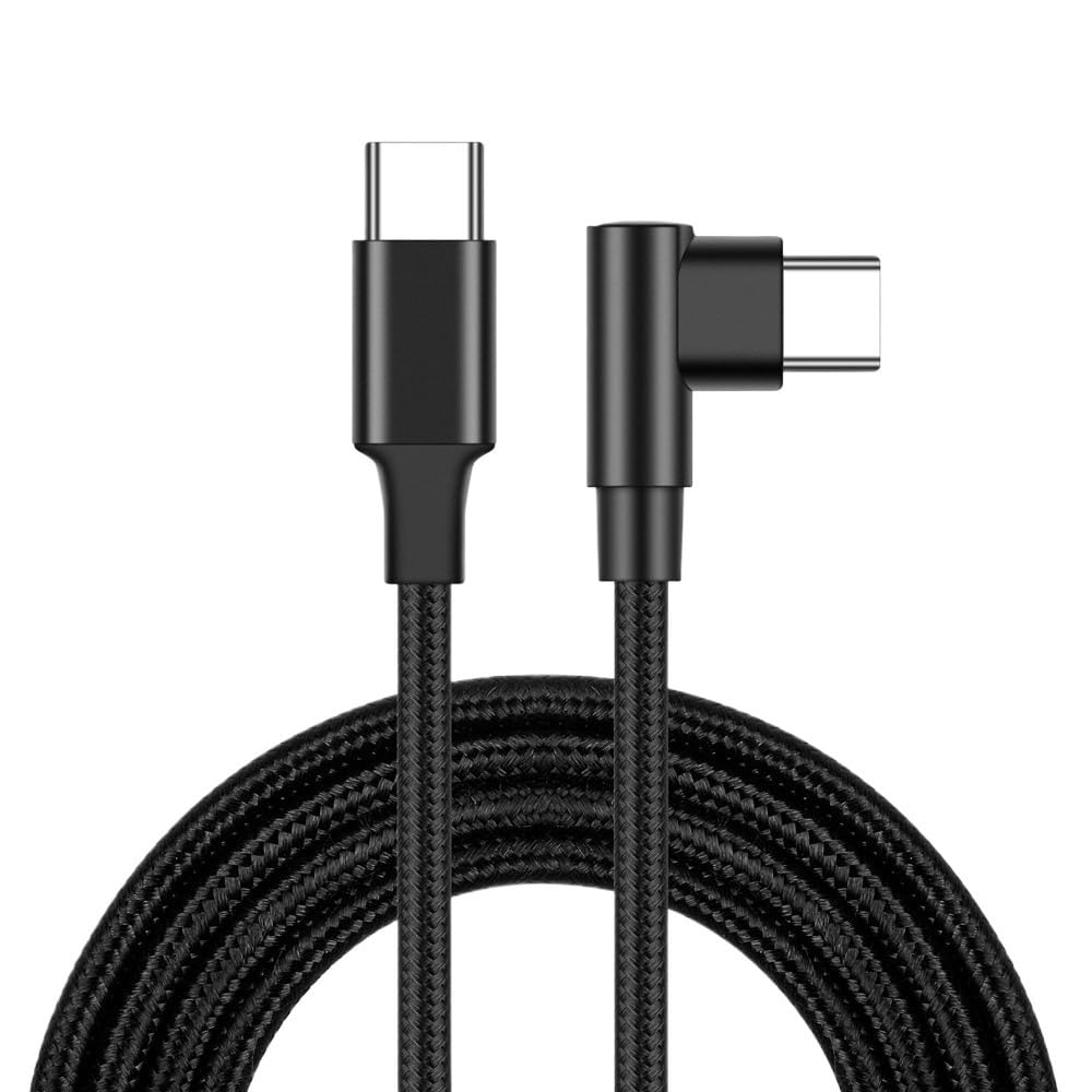 Kabel USB typu C do USB C 60 W kąt 90 stopni do przewodu typu C (0,5 m)