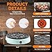 Baker's Friend Mini Pancakes Maker Machine, Dutch Mini Pancake Griddle, 14 Holes Electric Poffertjes Pan, Ideal for Breakfast, Snacks, Desserts & More