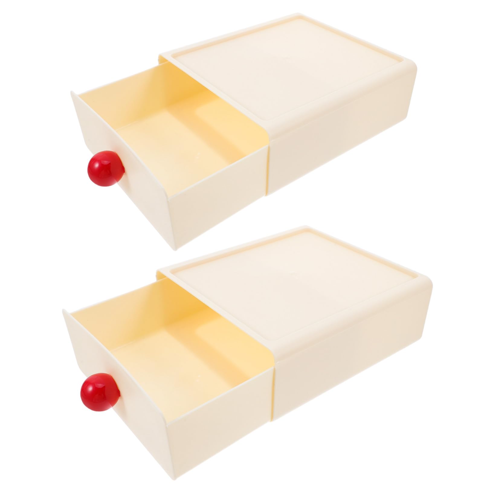 6 Piezas Organizador de Escritorio Multifuncional Caja de Almacenamiento de Plástico para Material de Oficina y Papelería Bandeja de Escritorio white para Suministros y