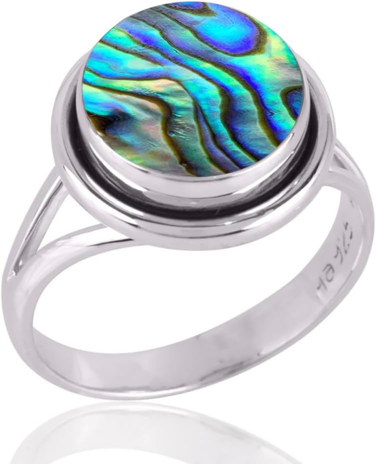 Solid 925 Sterling Silver Rings for Women & Girls, Sterling Silver Gemstone Ring Cocktail Mothers Day Gift, Bridesmaid Gift, Handmade Jewelry