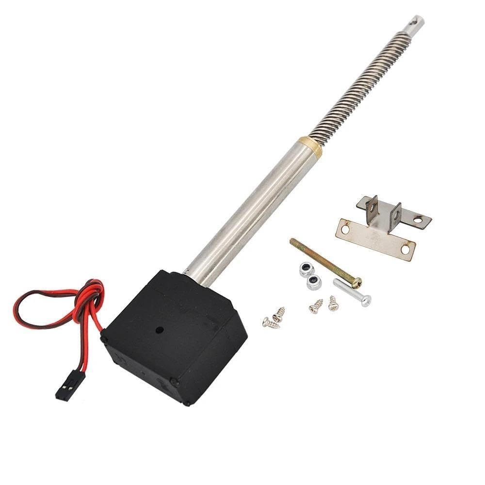 Elektryczny cylinder symulacyjny popychacza z serwomechanizmem do koparki RC ładowarka inżynieryjna model ciężarówki części DIY(H-80mm)