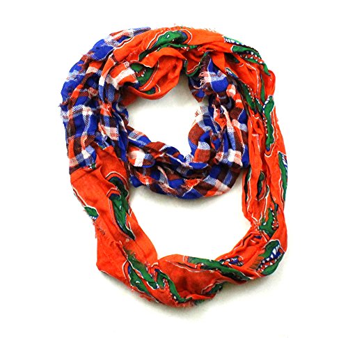 NCAA Florida Gators Tartan Infinity Scarf