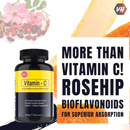 Vitaminhaat Vitamin C with Citrus Bioflavonoids, Rose Hips & Amla, 90 Capsules — Vitamin C Supplements - image 6