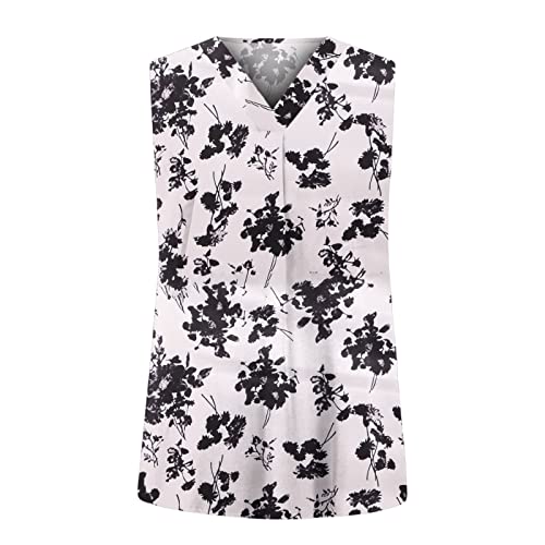 Blusa de verão outono meninas adolescentes sem mangas 2023 decote em V profundo blusa de brunch para