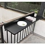 Lidengdeng Mesa Colgante Balcon Plegable, Banco Mesa Plegable Terraza, Mesa Colgante para Balcon, Mesa para Balcon...