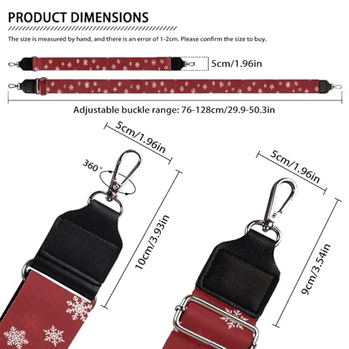 Image of Jeiento Wide Purse Strap Wide Shoulder Strap Adjustable Replacement Belt Soft Guitar Shoulder Straps for Women Girls Gifts