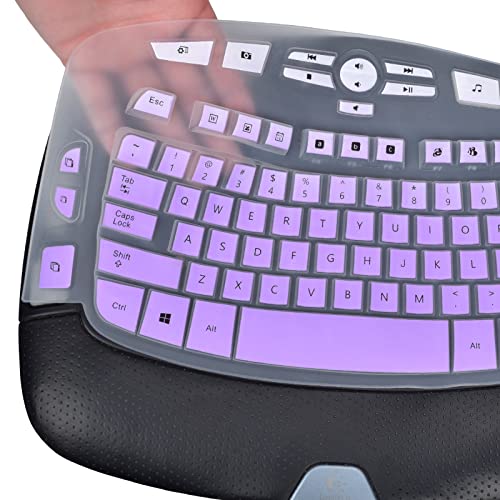 Protector de teclado para Logitech K350 MK570 MK550 miniatura 2
