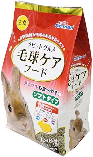Amazon ミニアニマン ラビットグルメ 毛球ケアフード ペット用 1 8kg 300g 6袋 ミニアニマン ペット用品 通販