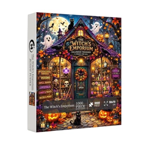 Puzzle de Halloween para decorar el aula o pasar una tarde de otoño en la oficina en casa