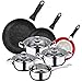 PACK DE 3 SARTENES SAN IGNACIO Ø16CM Ø20CM Ø24CM + BATERÍA DE COCINA DE 7 PIEZAS EN ACERO INOXIDABLE
