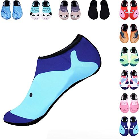 Water Shoes for Women Men Kids,YOOKOO Durable Sole Barefoot Water Skin Shoes Aqua Socks For Beach Pool Sand Swim Surf Yoga Water Aerobics