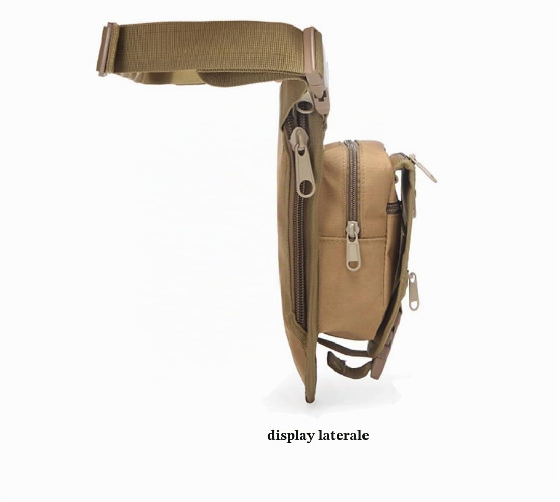 ACEXIER Borse Militari tattiche a Goccia per Le Gambe Uomini Donne Outdoor Escursionismo Tiro Caccia Waist Pack Cinghia Regolabile Moto Equitazione Borsa
