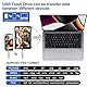 EOZNOE USB Stick für iPhone 64GB,High Speed USB 3.0 iPhone Flash Laufwerk Externer Speicher zum mehr Fotos und Videos, Metalle Foto Stick Speicherstick für iPhone/ipad/Android/pc.