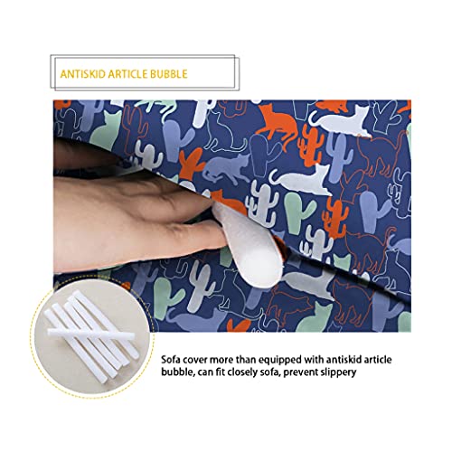 Ernzi Sofa Couch Slipcover With Elastic Straps Green Camouflage Forest Leaves Fabric Couch Covers For Kids,Pets,X-Large #TOP4