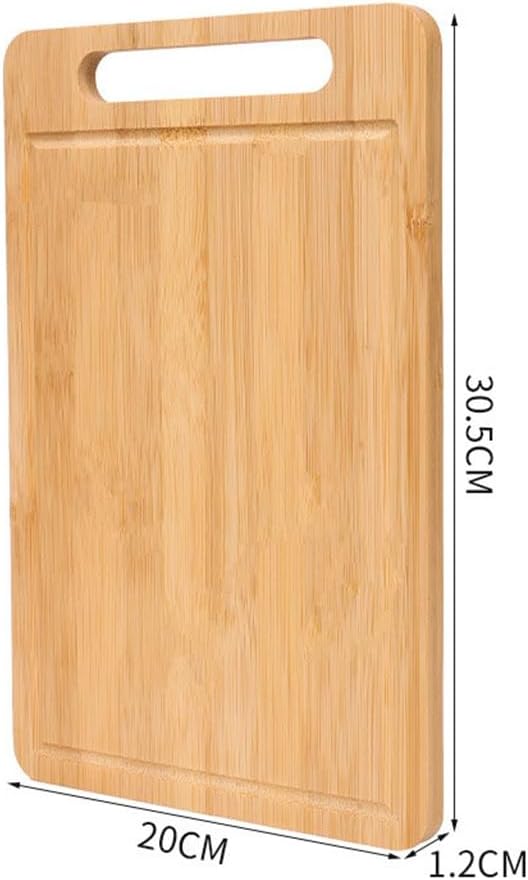 Household Sided Bamboos Cutting Board Wholesale Trade Vertical Kitchen Chopping Board Cutting Cutting(30.5 * 20 * 1.2cm)