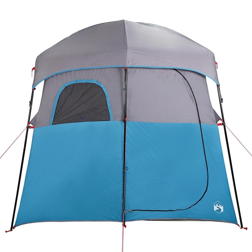 Genérico Tienda de Ducha para 2 Personas Impermeable Azul,Deportes,Actividades al Aire Libre,Camping y Senderismo,Tiendas de campaña-4009534