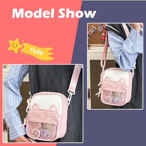 Ita Bag Crossbody Small Pin Bags with Insert Cute Anime Shoulder Purse2