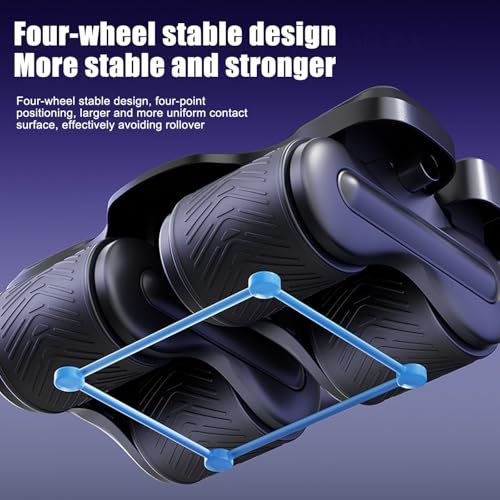 Rueda de ejercicio abdominal con soporte de codo para recuperar la forma con seguridad 4