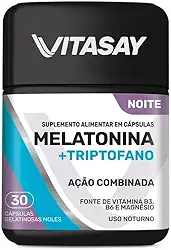 Melatonina Vitasay + Triptofano com 30 Cápsulas