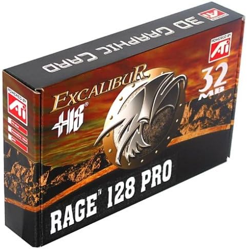 His Excalibur Rage 128 Pro Graphics Card – 32MB SD-RAM : Amazon.co.uk ...