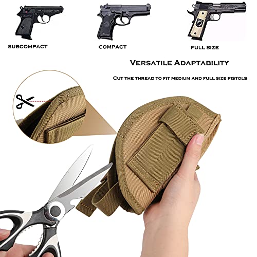Frtkk Concealed Carry Holsters For Pistols 9Mm 380, Universal Holster With Mag For Man/Woman Right Hand And Left, Fits S&W M&P Shield Glock 17 26 27 42 43, Similar Handguns #TOP1