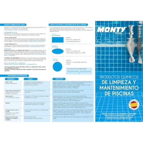 Miniatura 6 de Lolahome Pack De Tabletas Y Dispensador De Cloro Azul Y Blanco - Incluye 50 Tabletas De 20 Gr De 5 Funciones