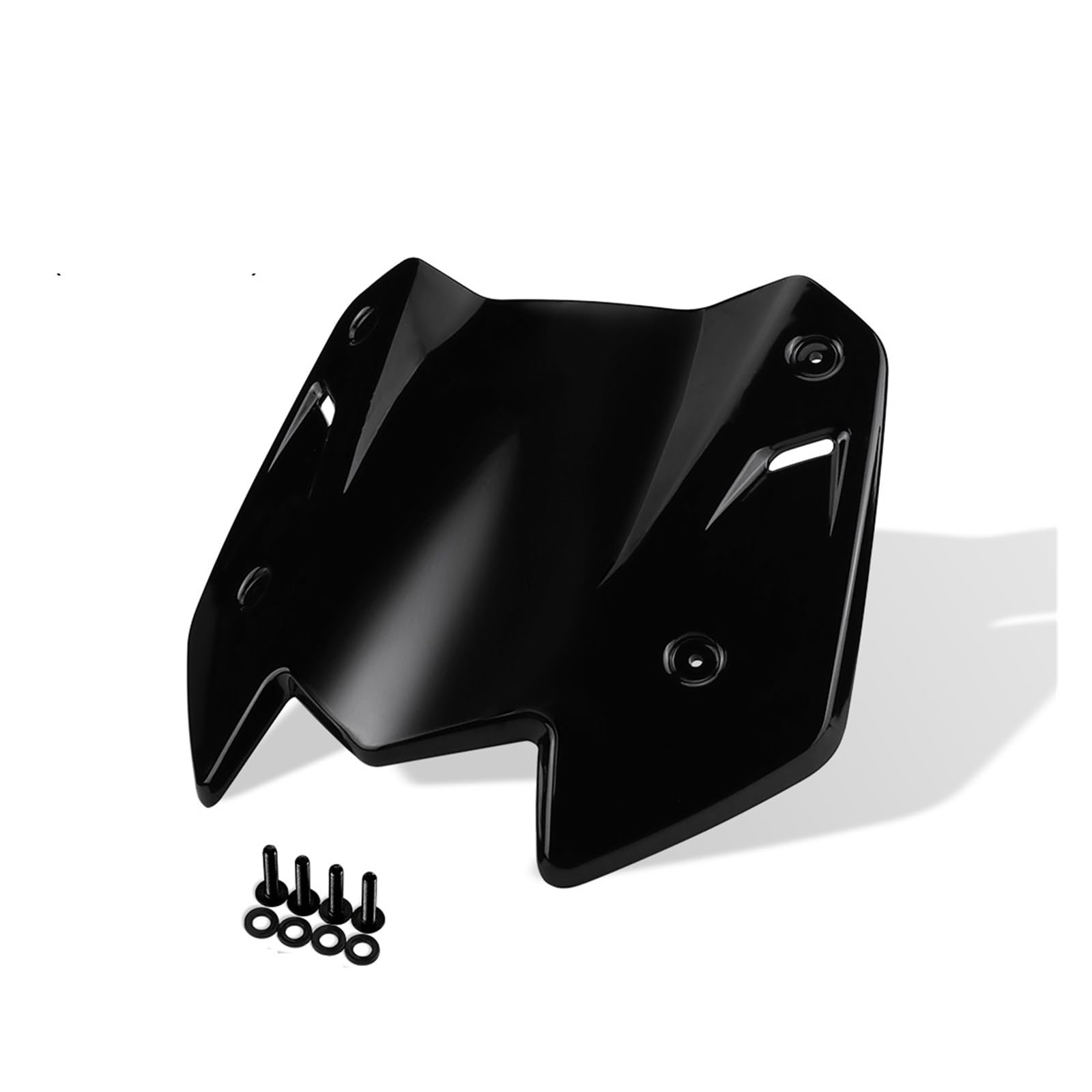 Parabrezza Deflettori Moto Per TMAX560 Per TMAX 560 Per Tech Per MAX ABS 2022-2026 Parabrezza Per Moto Deflettore Schermo Cupolino Moto(Nero)
