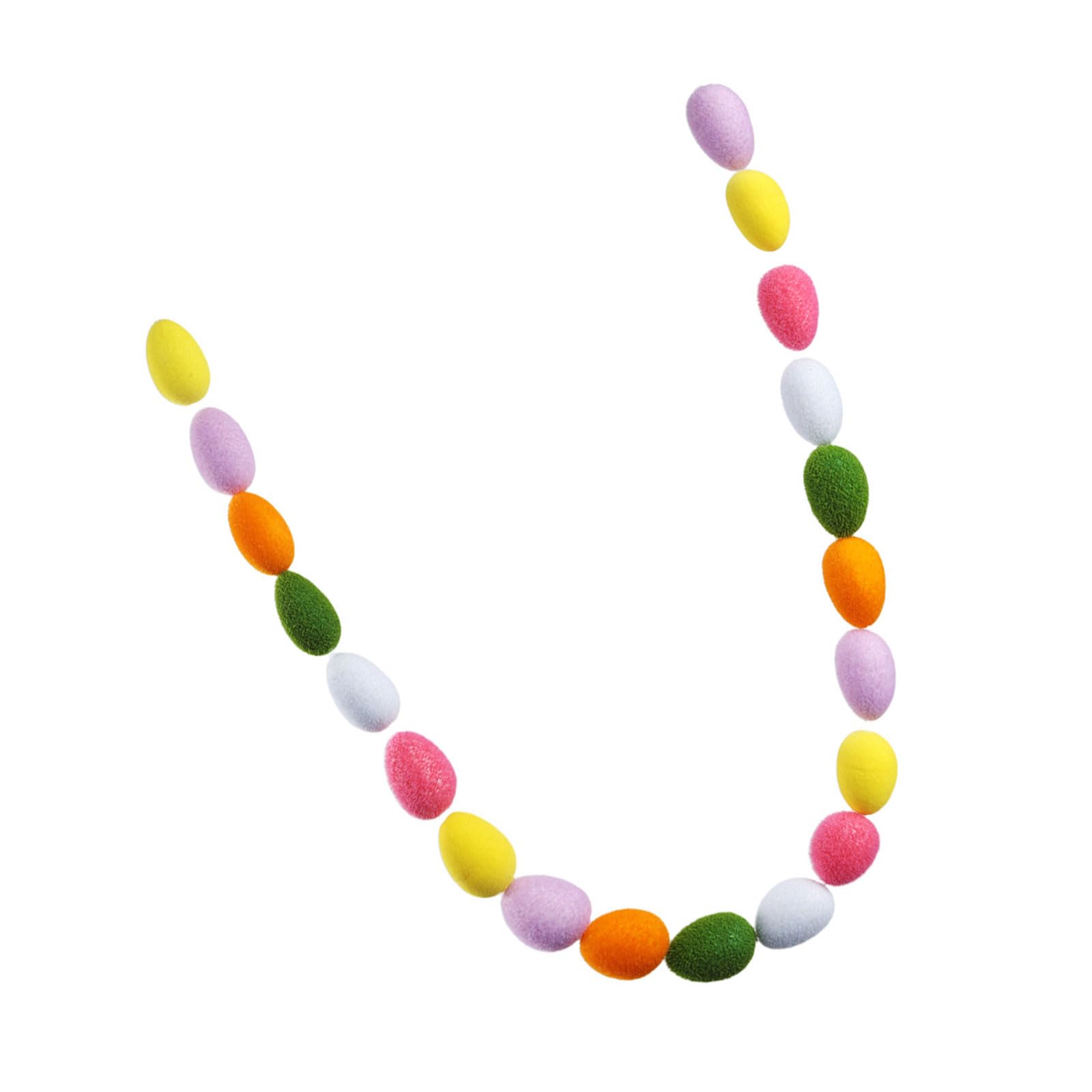 Osniyaw Multicolor Easter Eggs Chain Hanging Colorful For Wall, Window, Door And Festival, Multipurpose Decoration, 120Cm Length, Easter Egg Strands