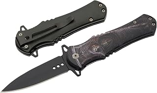 SZCO Supplies 7.75” Grim Reaper Assisted Open Liner Lock Clip Point EDC Folding Knife