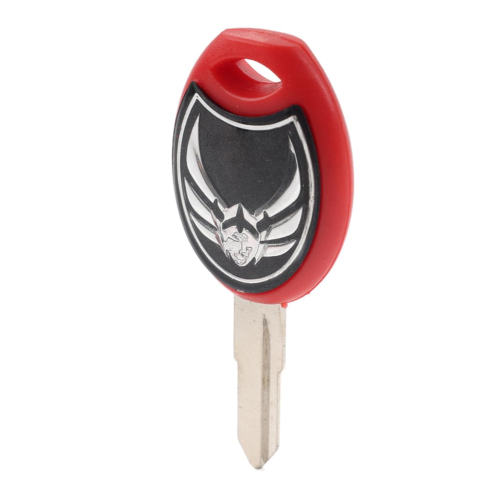 Cninba13 Uncut Blade Blank Key Metal Key with ABS Upper Red For Honda NRX 1800 Valkyrie Rune Motorcycle