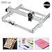 Produktbild InLoveArts Laser Graviermaschine, Desktop 12V USB Engraver Carver, 40x30cm DIY CNC Laserengraver Kits, 2 Achsen Holzschnitzerei Gravierfräsmaschine (7000W)