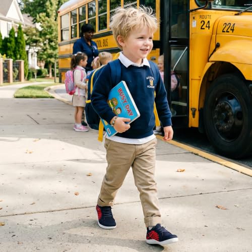Image of JOINFREE Toddler Shoes Girls Boys Wide Barefoot Shoes Minimalist Walking Sneakers Zero Drop Slip on Tennis Shoe Breathable Naturally Flexible