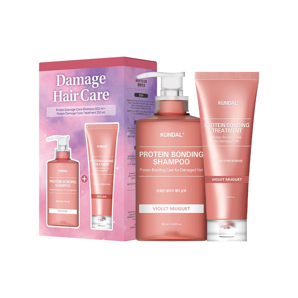 KUNDAL PROTEIN BONDING 2SET [SHAMPOO 16.9fl oz + TREATMENT 8.45fl oz