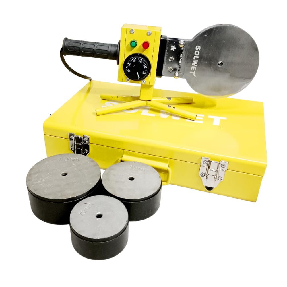 PPR Socket Fusion Welding Machine (75 mm, 90 mm, 110 mm, Yellow)