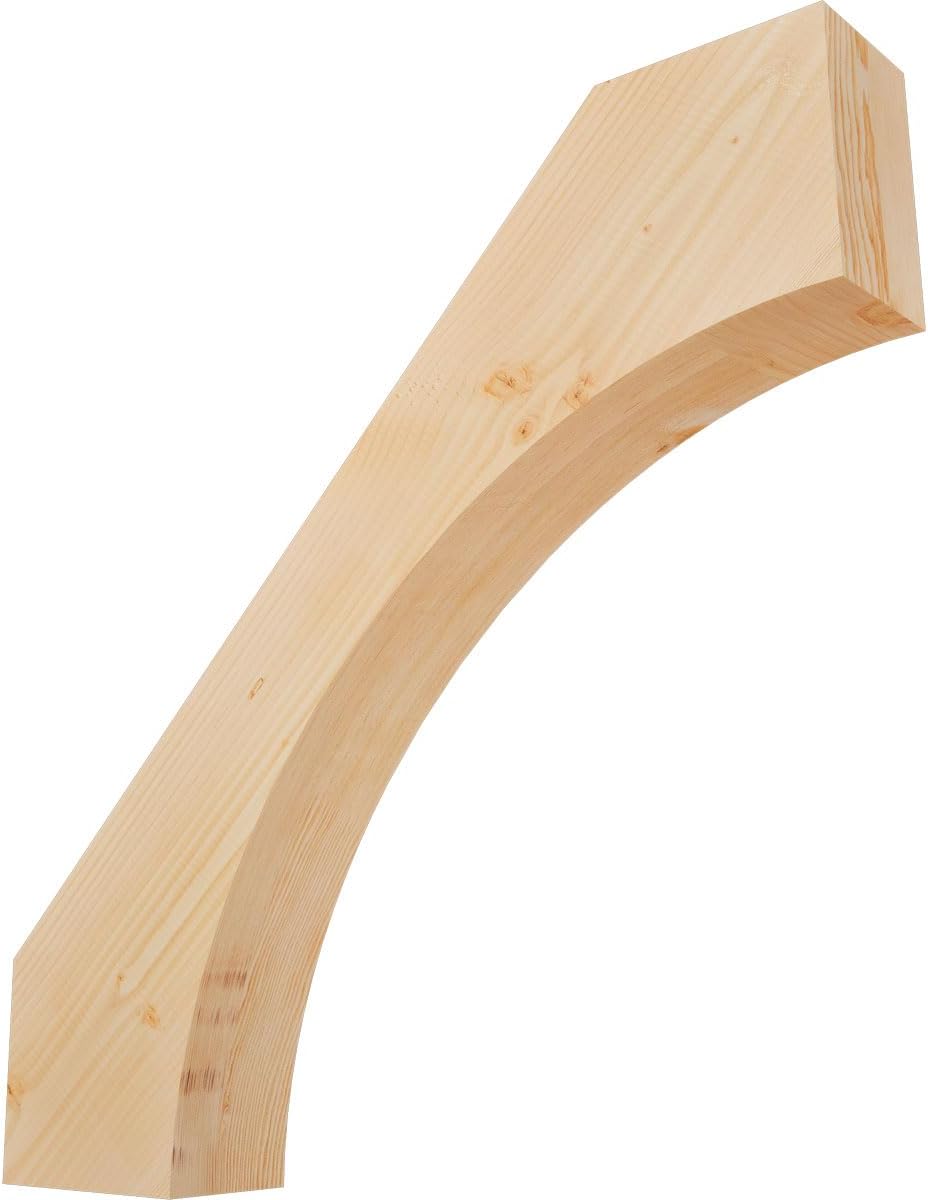 Ekena Millwork BRC06X34X34WTL00SDF 5 1/2"W x 34"D x 34"H Westlake Smooth Knee Brace, Douglas Fir