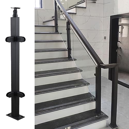Postes de barandilla de vidrio de acero inoxidable para sistema de barandillas de terraza