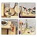 Niwaes 7 Pcs Chinchilla Ledges Wood Sets, Hamster Wooden Stand Platform with Lava Ledge Blocks Chew Toys Small Animal Cage Accessories for Rat Gerbil Guinea Pig Parrot Chipmunk Squirrel Mouse