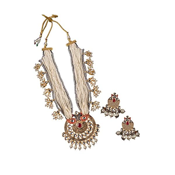 OZANOO-Kundan-Necklaces-Set-For-Women-And-Girls-Kundan-Necklace-Set-Jaipuri-JewelleryIndian-Traditional-Jewellery-Set-For-Women-And-Girls-Necklaces