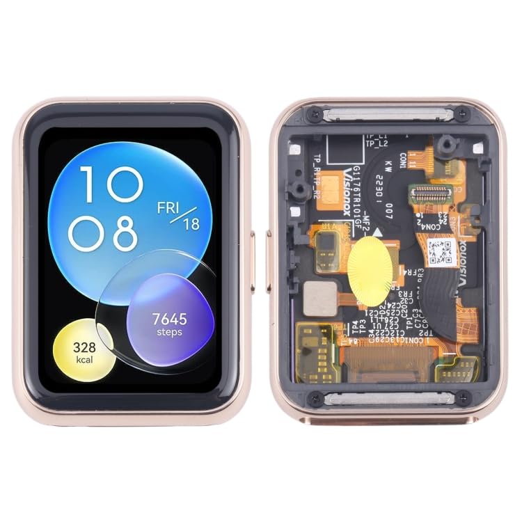 Écran Huawei Watch Fit 2 de remplacement avec afficheur LCD numériseur et cadre noir