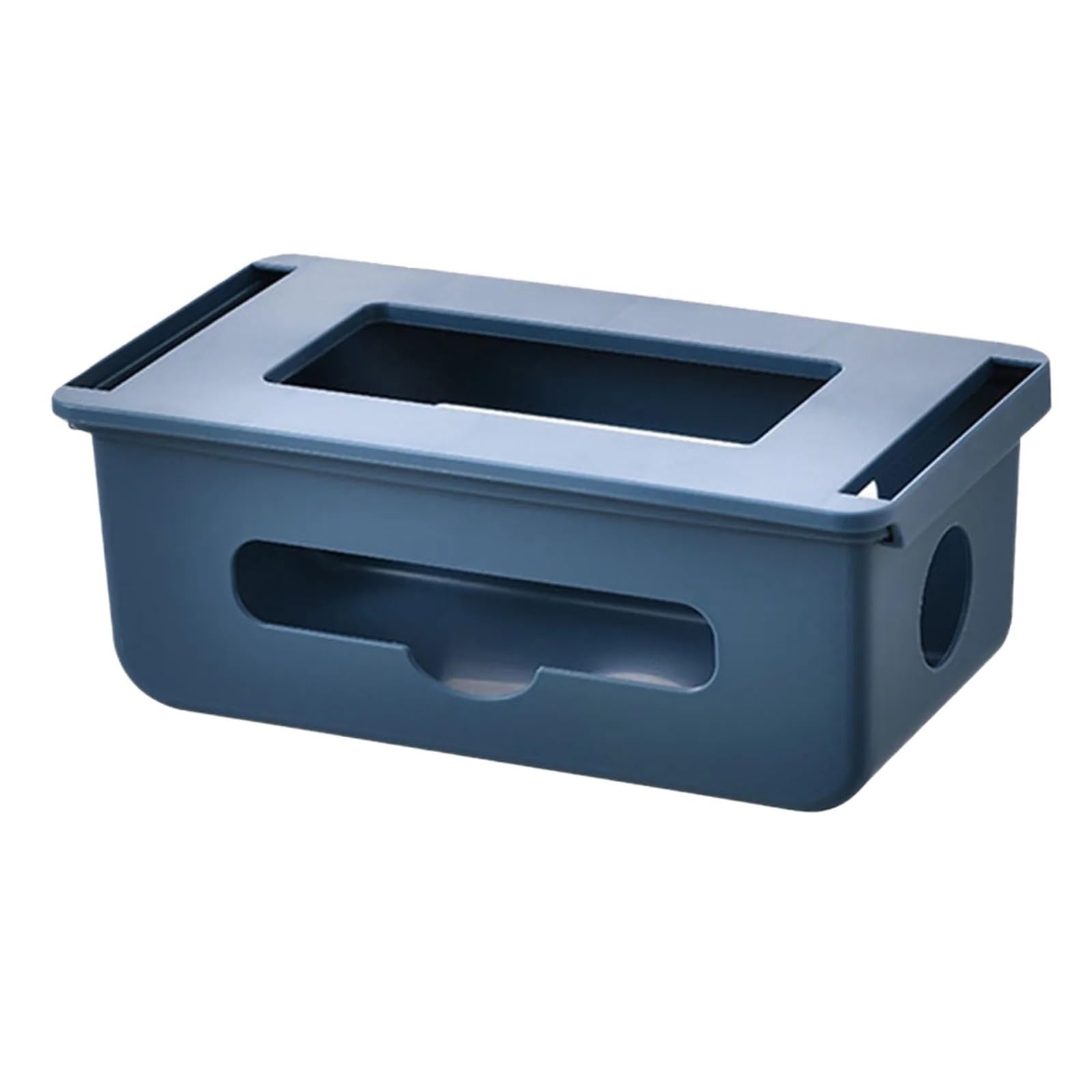 Organizzatore di Cavi Scatola for la Gestione dei Cavi sotto la scrivania Scatola Multifunzionale for Ufficio sotto la scrivania Cassetto sottopiano di Grande capacità per Riporre I Cavi(Blue)