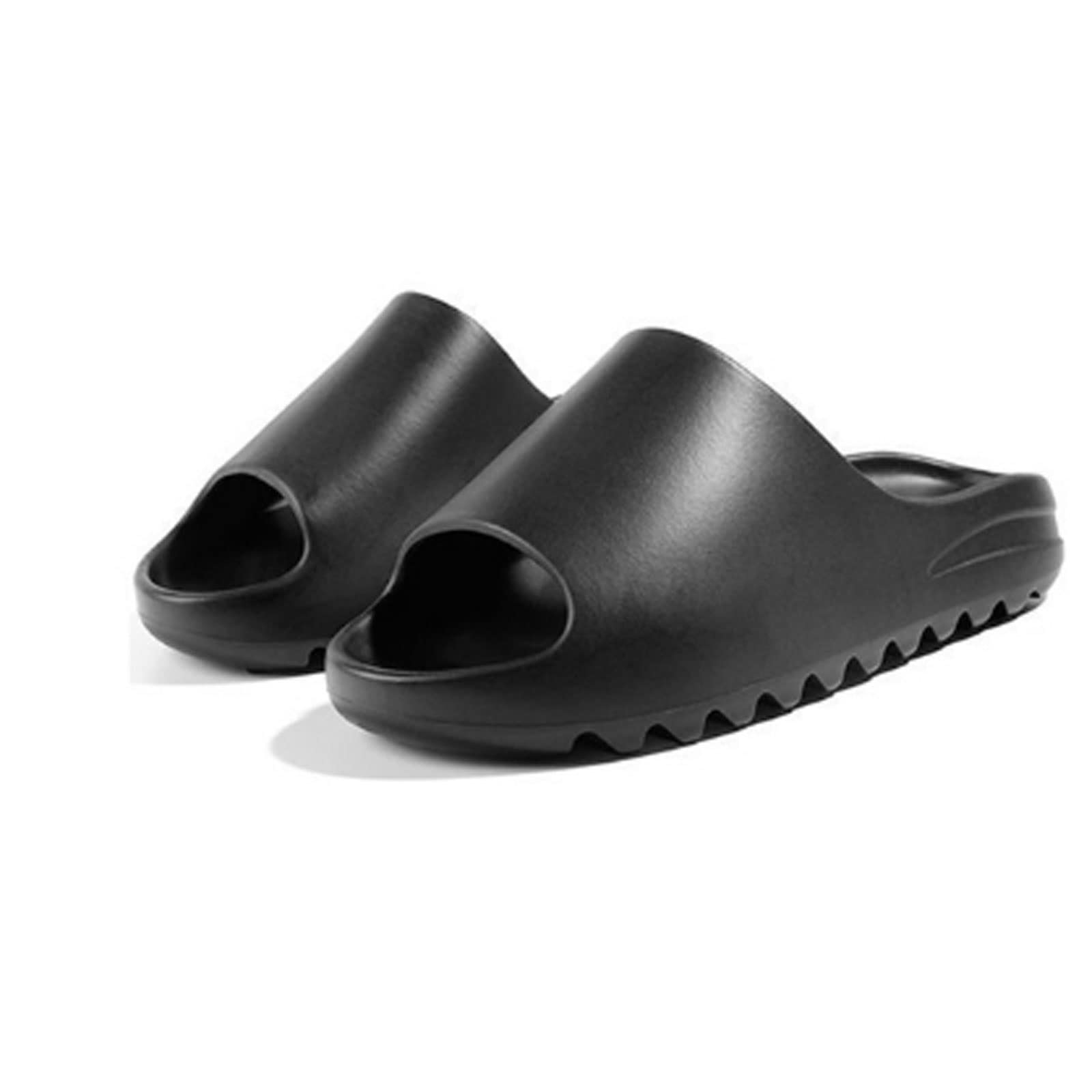 SYJHWDSS Zapatillas para Mujer Confort Fondo Suave Zapatillas de Nube para Mujer Zapatillas de Plataforma Antideslizantes de Verano Sandalias de baño con Suela Gruesa para mujerBlanco, 36-37
