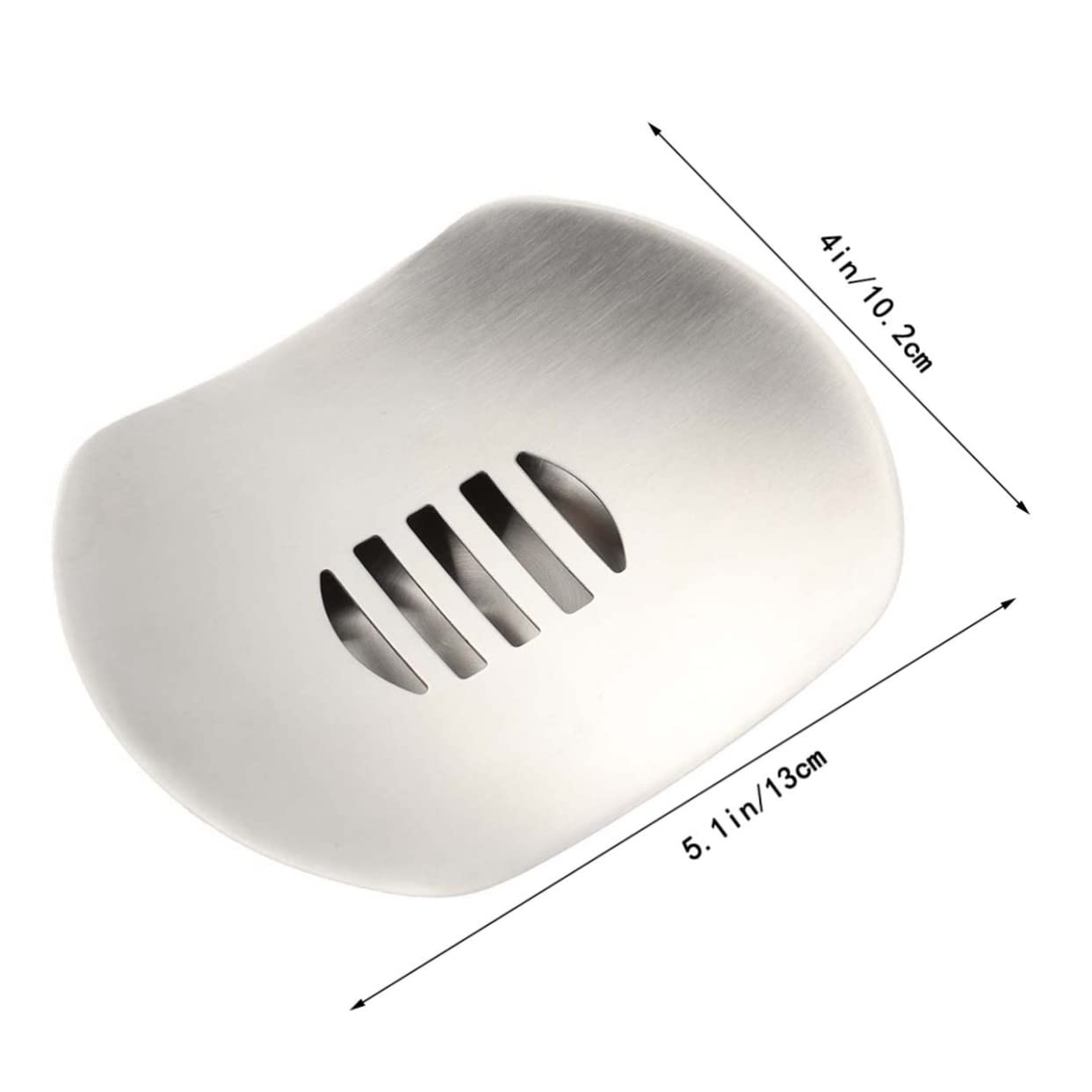 Alipis 3piezas Jabonera Inoxidable Drenaje Doble Capa para Baño y Ducha Diseño Elegante y De Limpiar