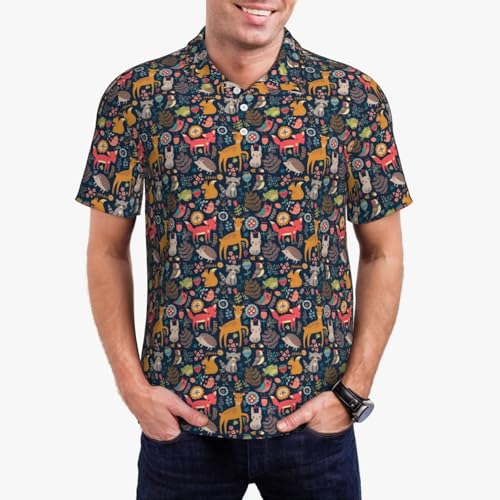 Polo respirant de haute qualité avec imprimé oiseau - 7