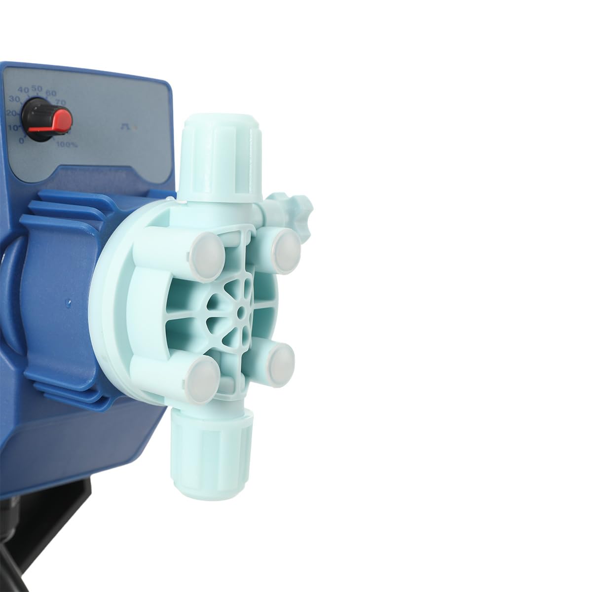 Dosierpumpe Elektromagnetische Membranpumpen, Elektromagnetische Dosierpumpe mit konstanter Dosierung mit einstellbarem Durchfluss für Flüssigkeitsdosierung Modell 20 l/h, 11 bar, PVDF-Kopf