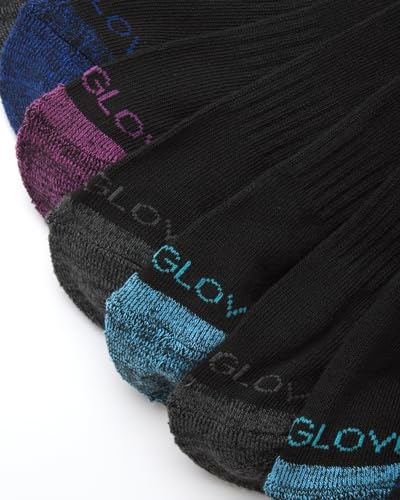 Body Glove Girls' 10 Pack Performance Cushion Athletic Quarter Cut Socks - Kids Running Socks for Girls4