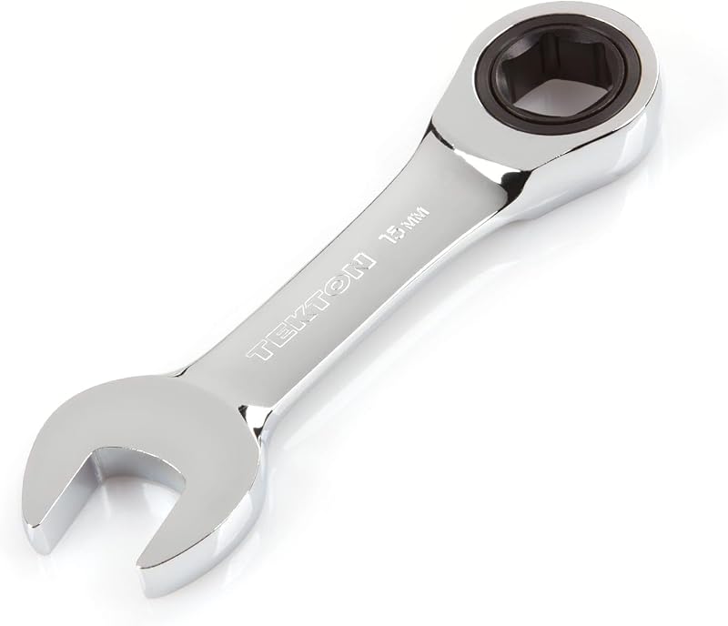 Chave Combinada com Catraca Curta TEKTON 15 mm WRN50115