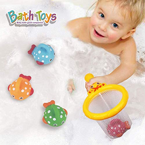 Jouets De Bain Pour Bebe Sans Moisissure Jeux De Peche Pour Piscine D Eau Baignoire Jouet Pour Tout Petits Enfants Filles Et Garcons Age 2 3 4 5 6 7 Ans Amusant Bain Bain