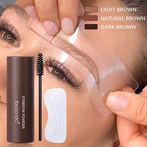 NBGF Natural Brown Brow Powder Stick, Simple & Convenient Eyebrow Thrush Tool, Can Be Used As A Hairline Shadow To Help You Shape Your Face, Quickly Create Perfect Makeup, 0.71 Ounce (Pack of 1)