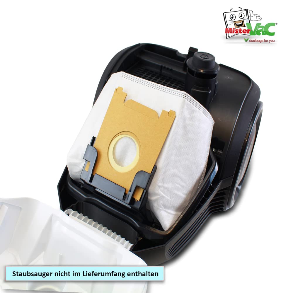 MisterVac 10 Sacchetti Per Aspirapolvere + 2 Filtri - Compatibili Con Bosch Serie 2 (BGLS2FRESH) - Tessuto 5 Strati