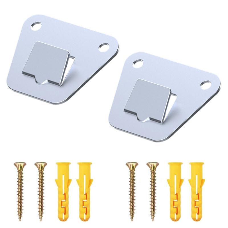 2 Pack Wall Fan Mounting Bracket - Wall Mount Fan Brackets Holders - Solid Steel Fan Wall Mount Bracket with Fastening Screws (2 Pack)-image-40